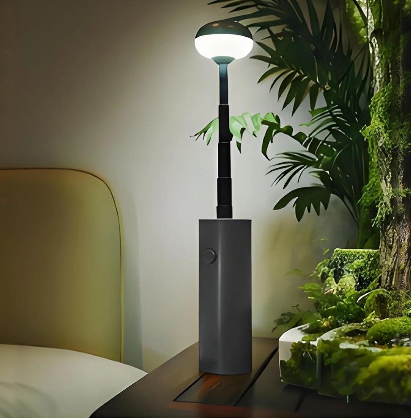 Portable Telescopic Camping Light 5000mAh – Waterproof Outdoor Lamp