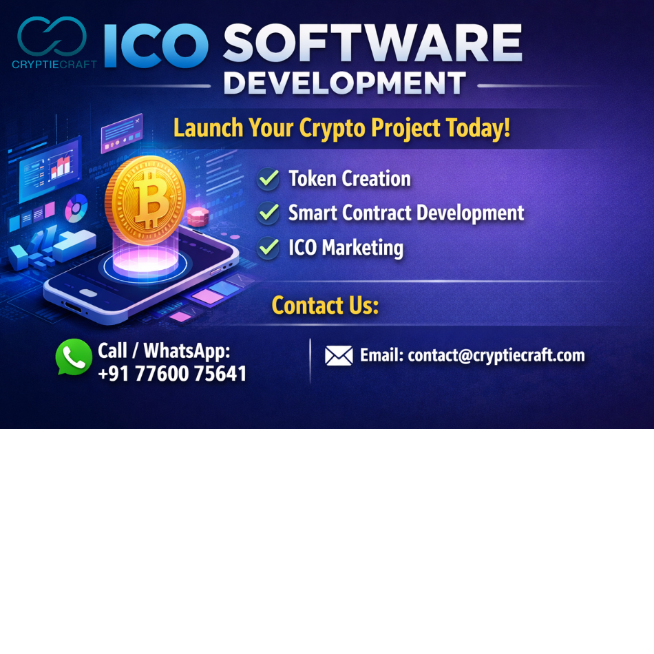 Custom ICO Software & Token Launch Services by CryptieCraft