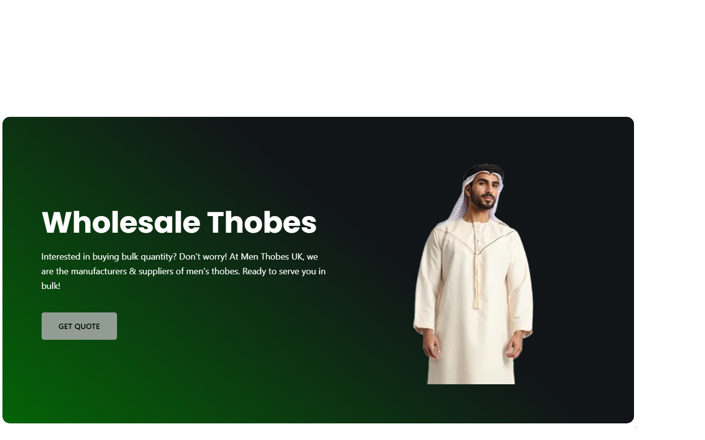 Thobes For Mens