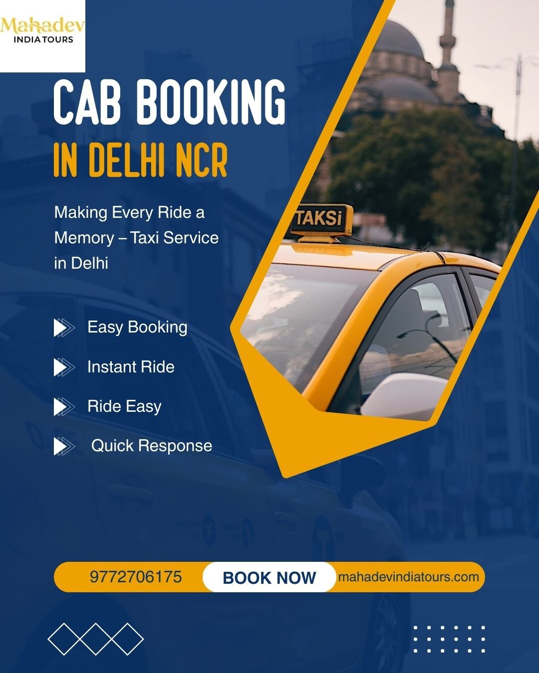 Cheap & Reliable Cab Booking in Delhi NCR – Book Now