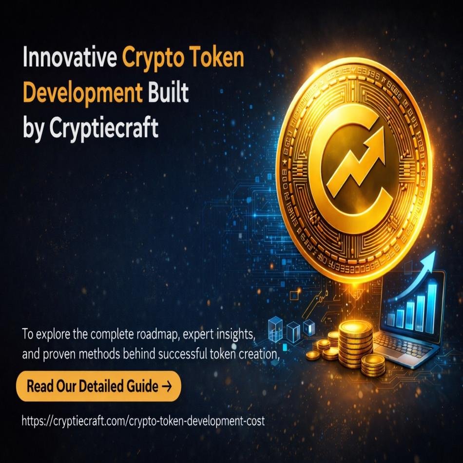 Innovative Crypto Token Development Built by Cryptiecraft