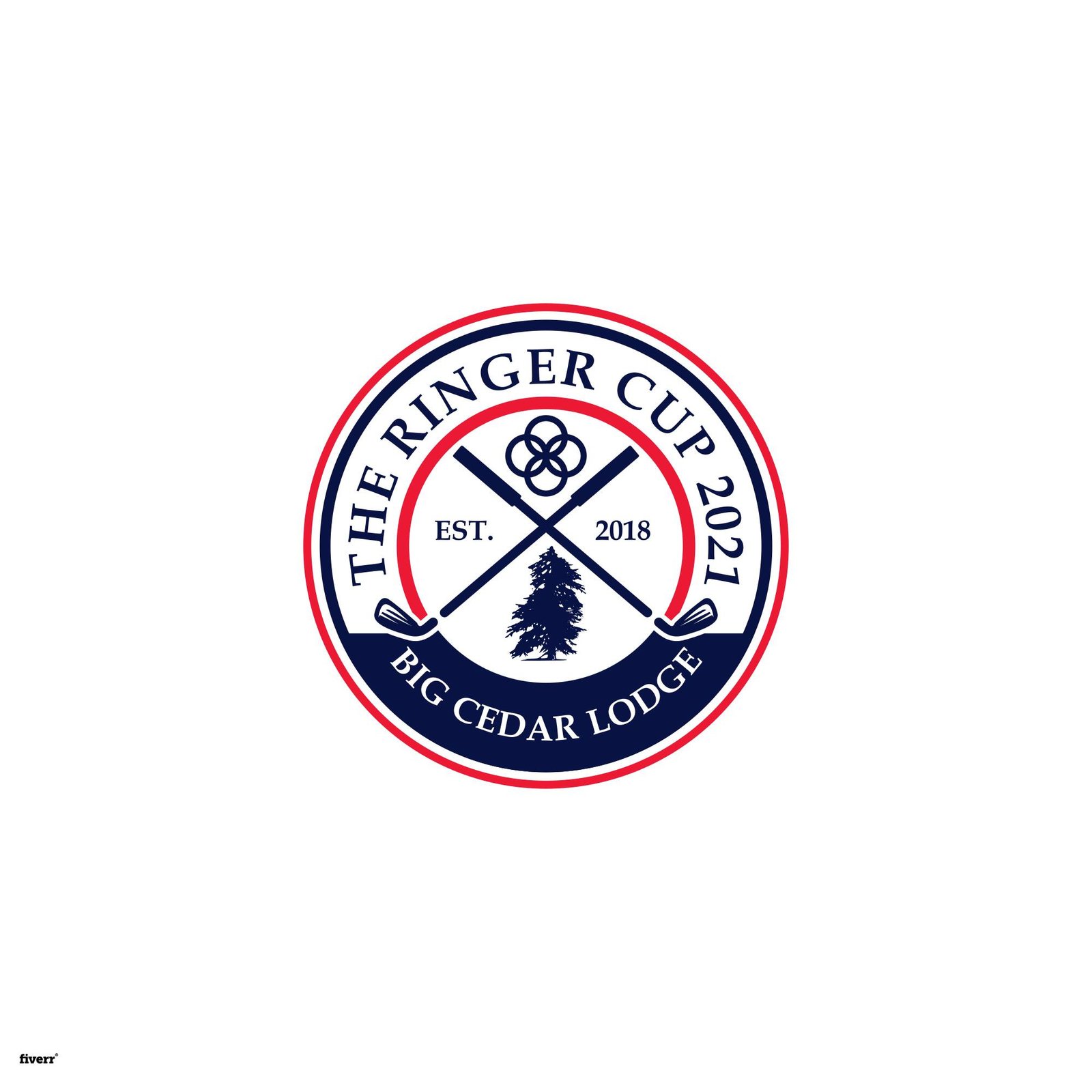 I will design a minimalist, clever golf logo for your sports brand