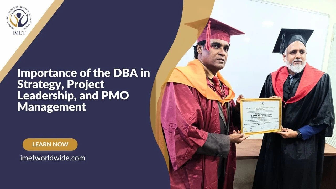 Doctorate in Project Management | DBA & Doctorate Degree in Project Management O