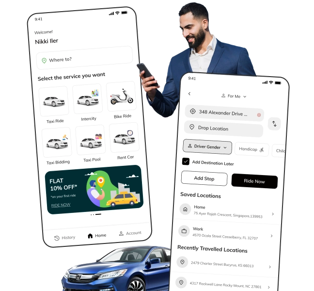 FOX-TAXI – Launch a Smarter Taxi Business with an AI Powered Uber Clone
