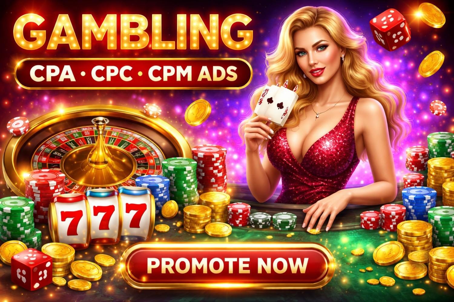 Gambling CPM Ads Platform