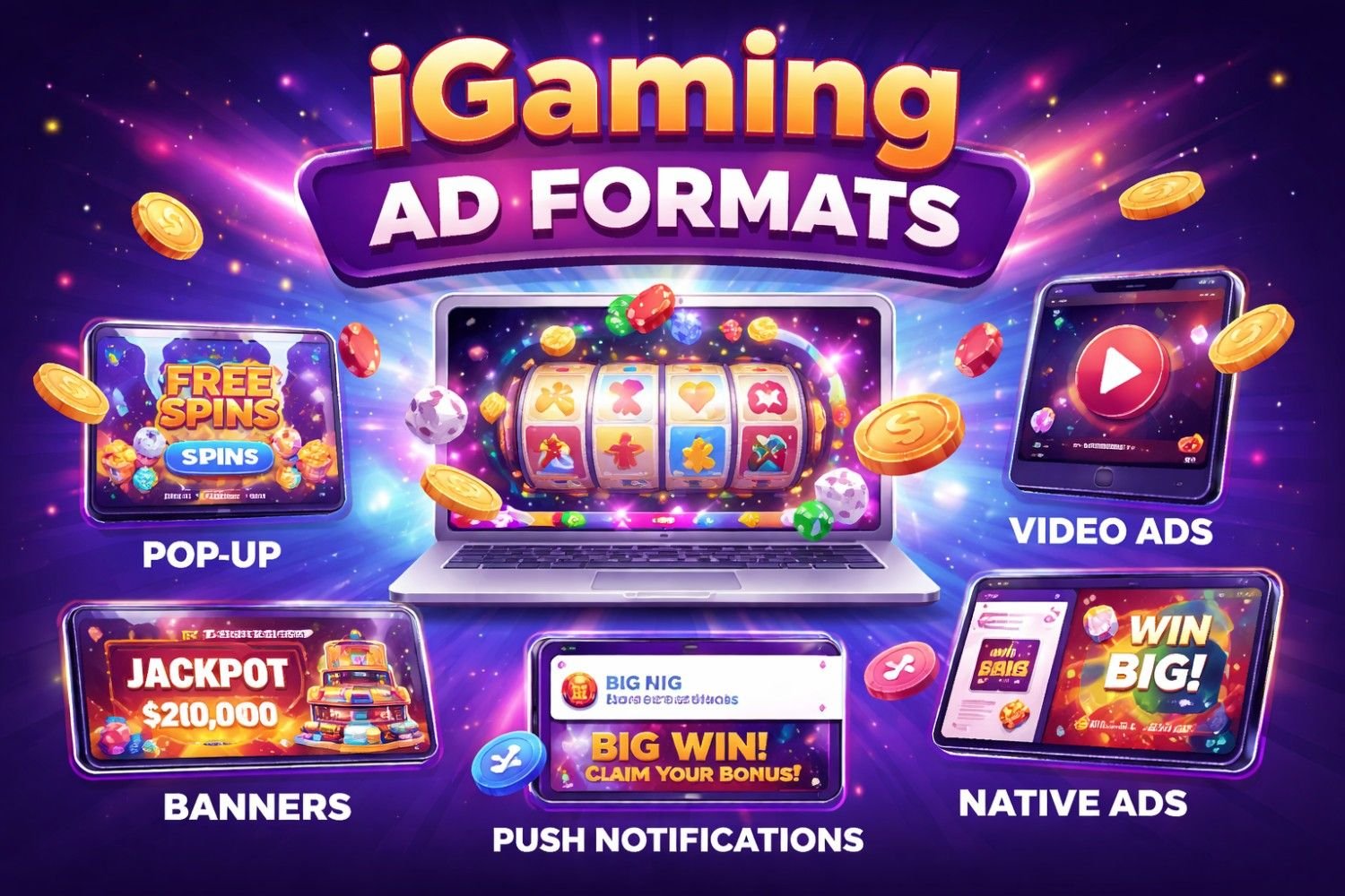 iGaming Popunder Ads – Massive Reach & Volume Traffic