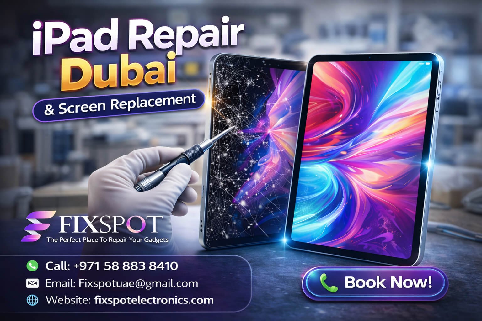 Trusted iPad Repair Dubai | Screen Replacement & Battery Service