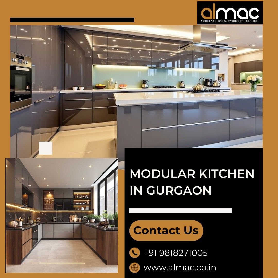 Modern Modular Kitchen in Gurgaon | Almac Modular Kitchens & Interiors