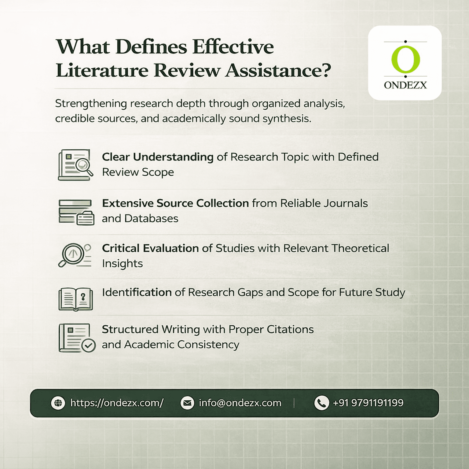 Literature Review Assistance | Expert Support for Structured Academic Research