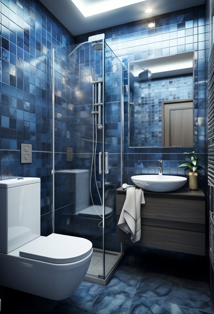 Tall Glass Shower Enclosure for Modern Bathroom Spaces