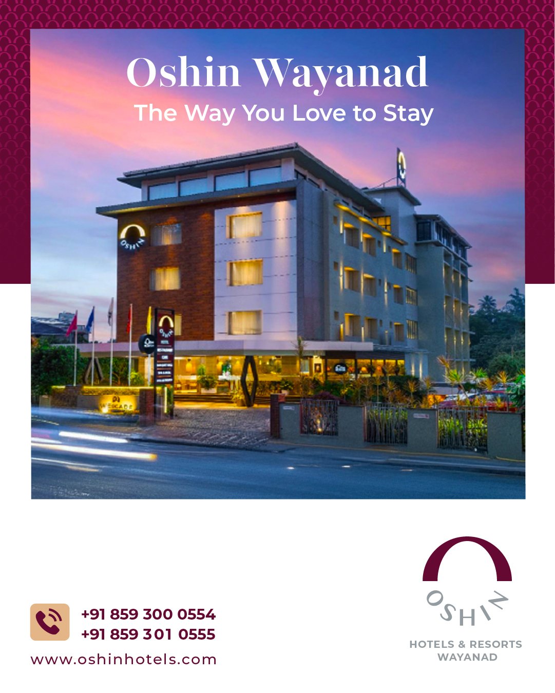 Oshin Hotel – Luxury and Comfort in the Heart of Calicut