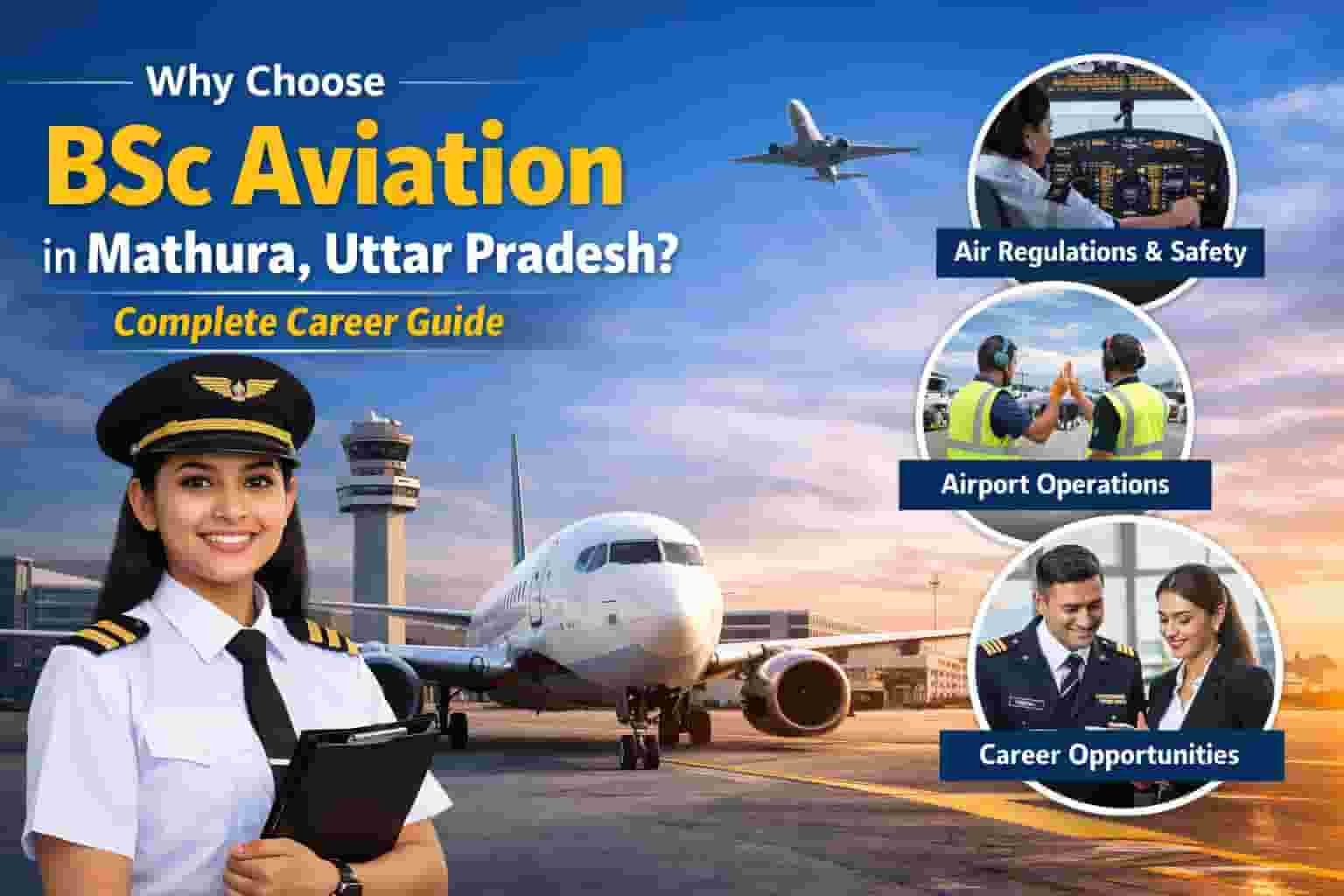 Why Choose BSc Aviation in Mathura, Uttar Pradesh Complete Career Guide