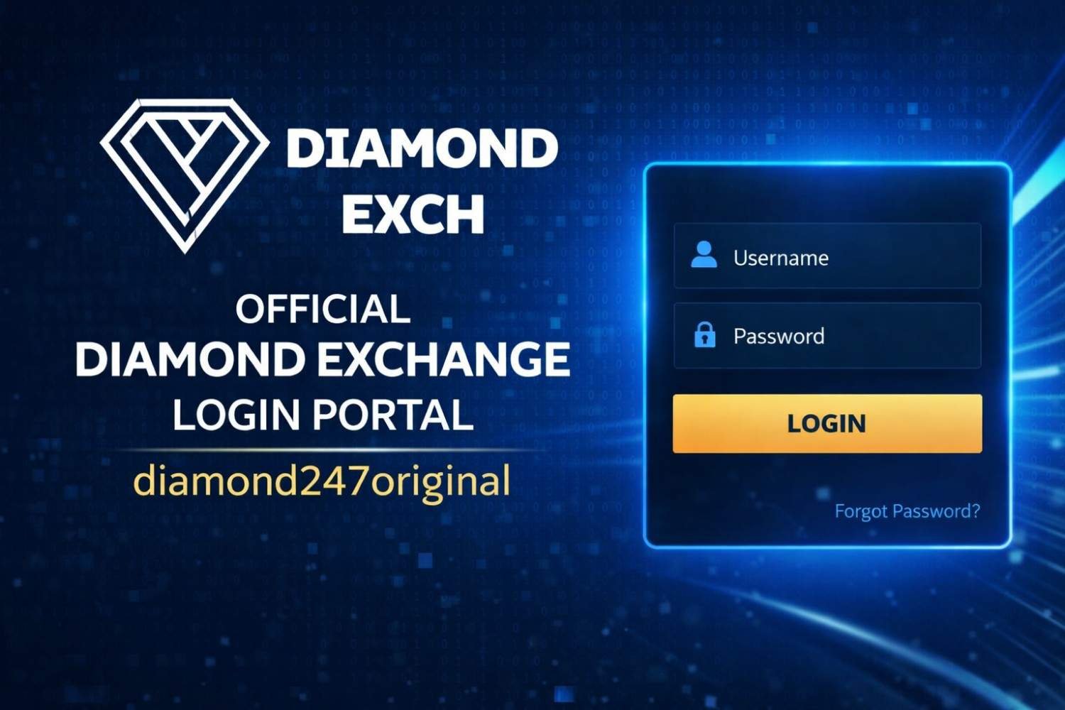 Official Diamond Exchange Login Portal | diamond247original
