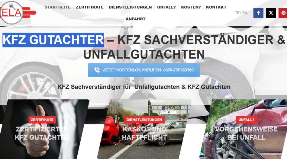 ELA KFZ GUTACHTER