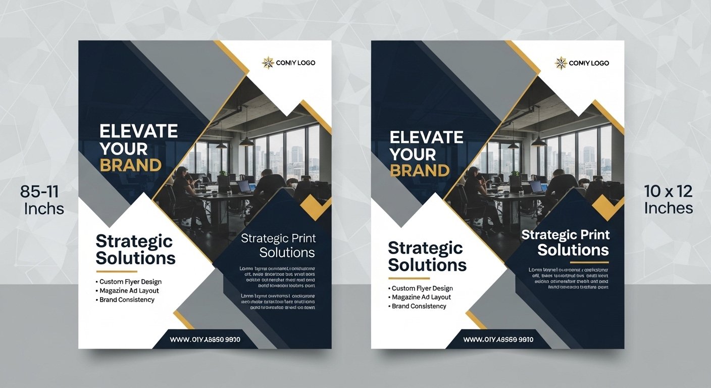 I Will Design Stylish Print-Ready Flyer & Magazine Ad for Your Business