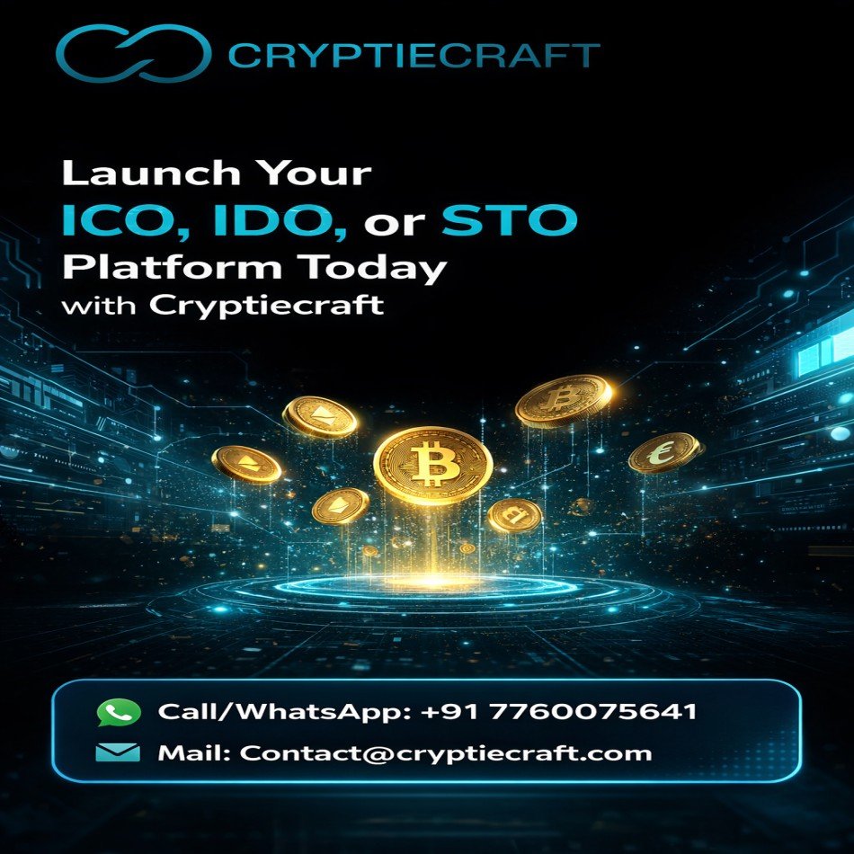 Build & Launch Your ICO, IDO, or STO Platform Today with Cryptiecraft