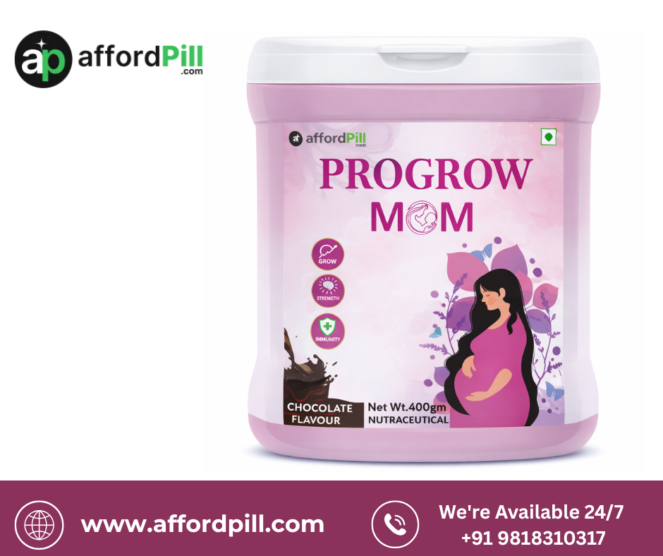 Progrow Mom Chocolate Flavour | Maternal Nutrition Drink