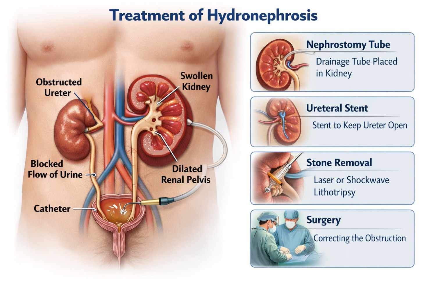 Treatment of Hydronephrosis