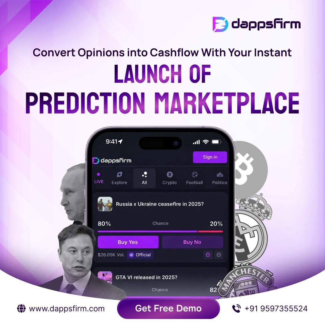 Prediction Market Clone Script for Entrepreneurs to Lead the Forecast Future
