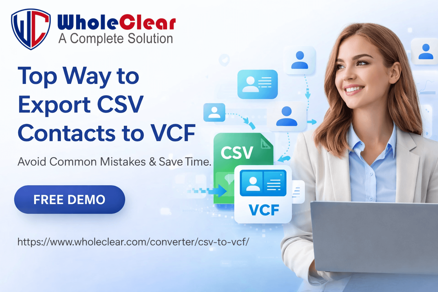 Bulk CSV to VCF Conversion Tool for Windows Users