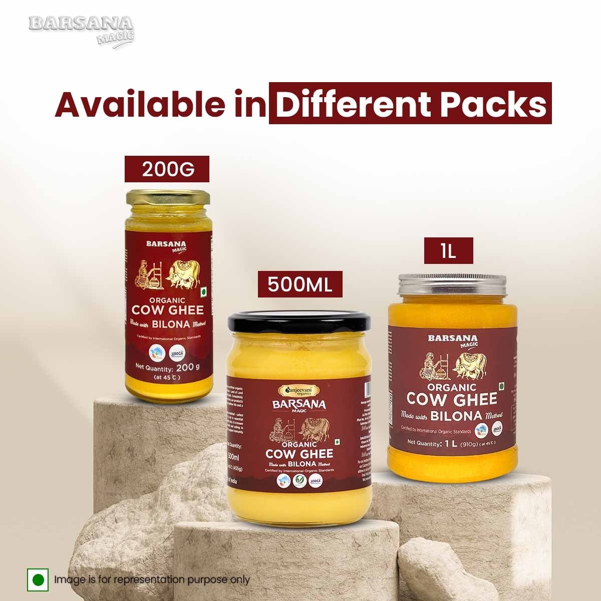 Organic Bilona cow ghee