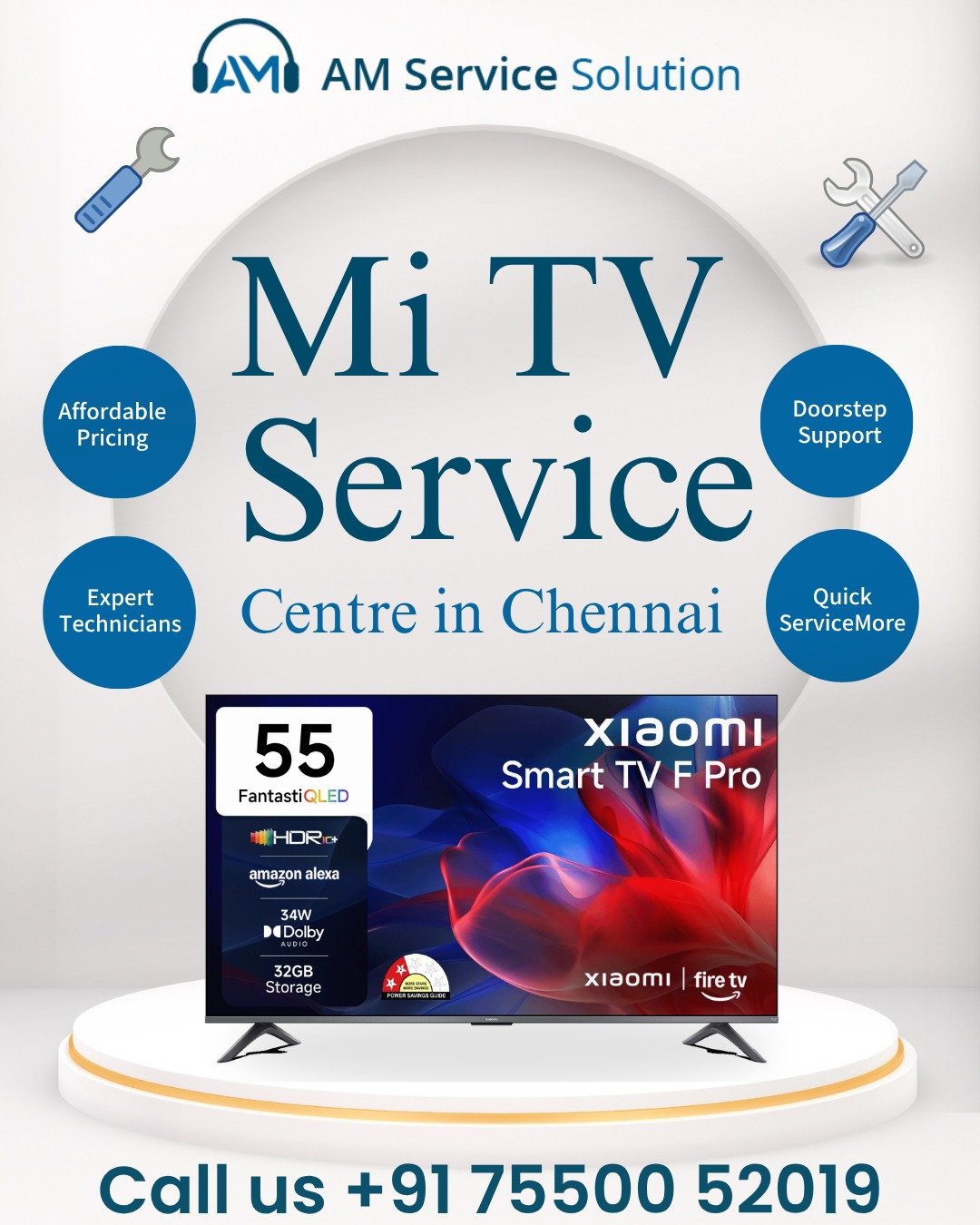 Mi TV service centre in Chennai | Am Services Solution