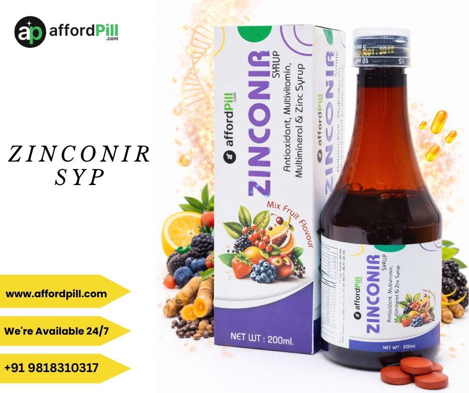 Buy ZINCONIR Syp Online – Best Zinc Supplement for Health
