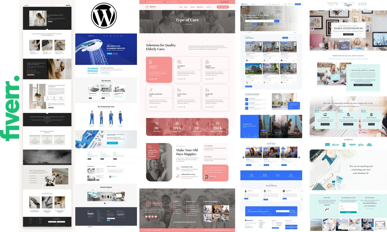 I will build WordPress website development, business or blog website