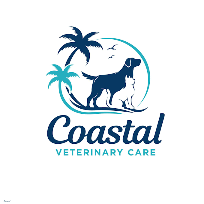 **I Will Do Modern Animal, Dog, Cat, Fox, Cow & Pet Care Veterinary Logo Design*