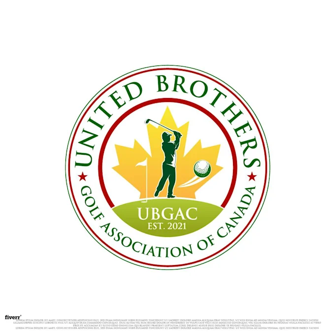 I will design minimalist sports clever golf logo for you