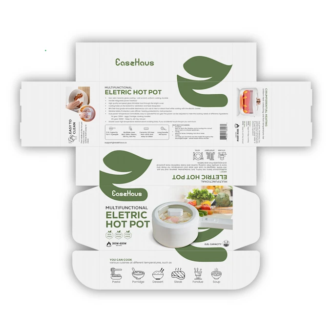 I will design modern food product packaging and labels
