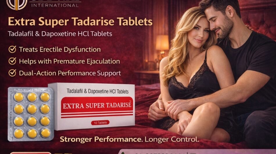 How Extra Super Tadarise 100mg Solves Performance Anxiety and PE
