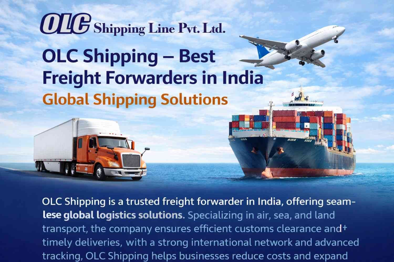 OLC Shipping – Best Freight Forwarders in India | Global Shipping Solutions