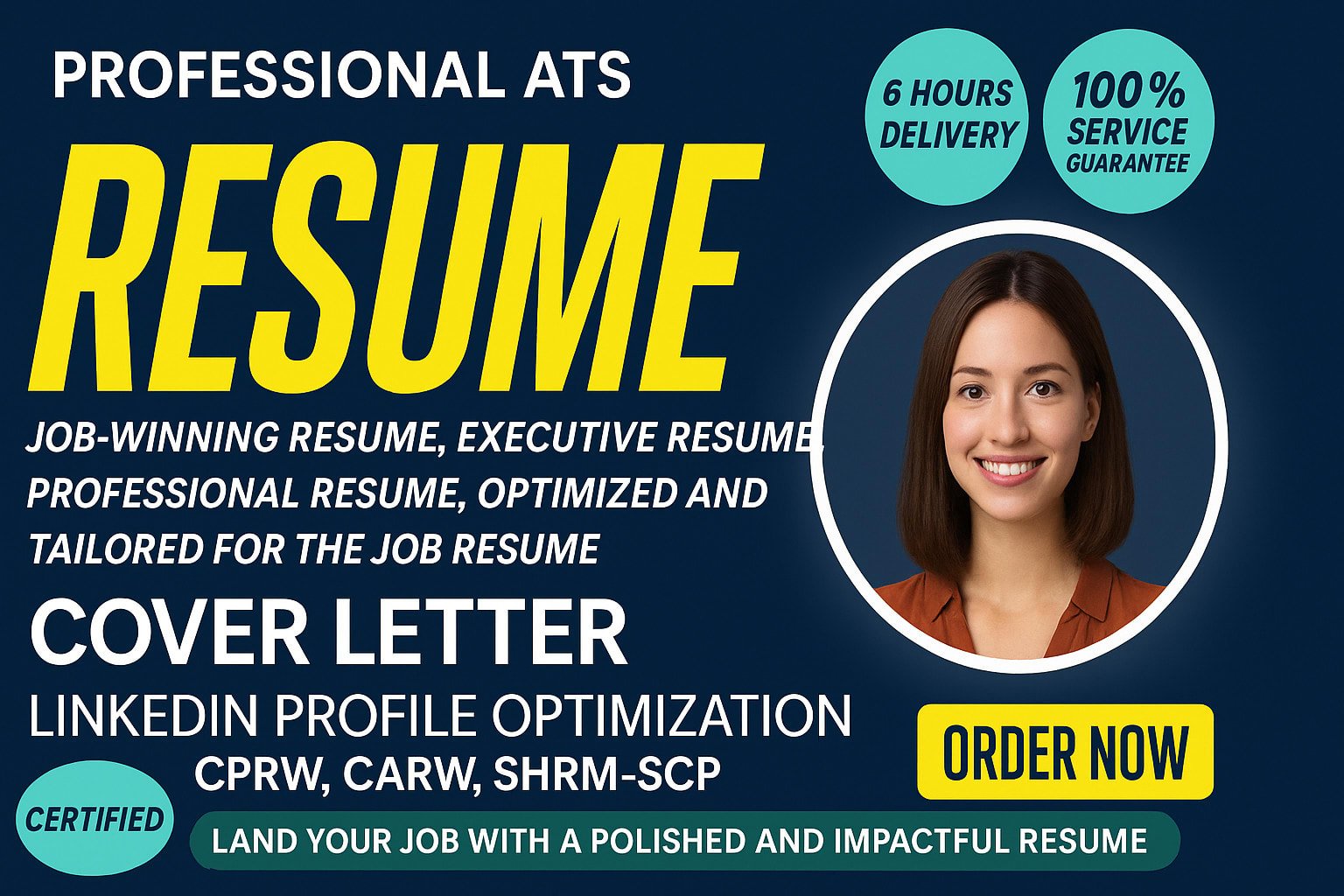 I will design and rewrite your CV/resume as a professional CV maker