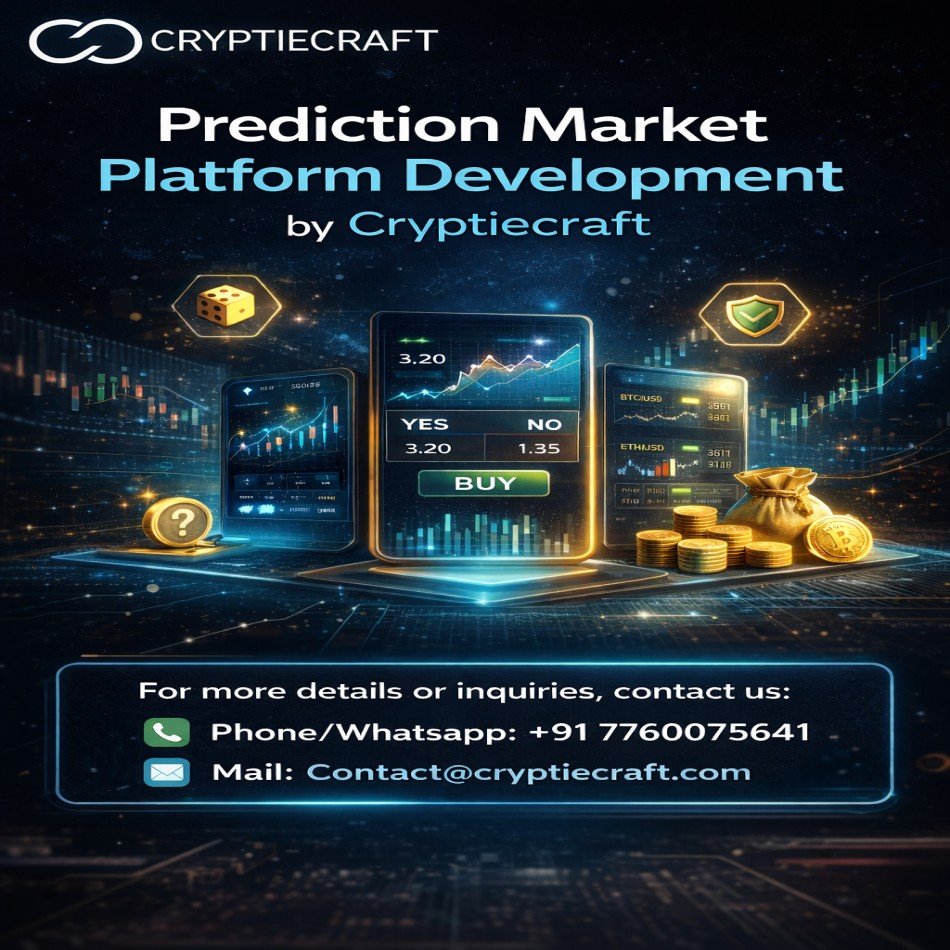 Create a Secure & Scalable Prediction Market Platform by Cryptiecraft