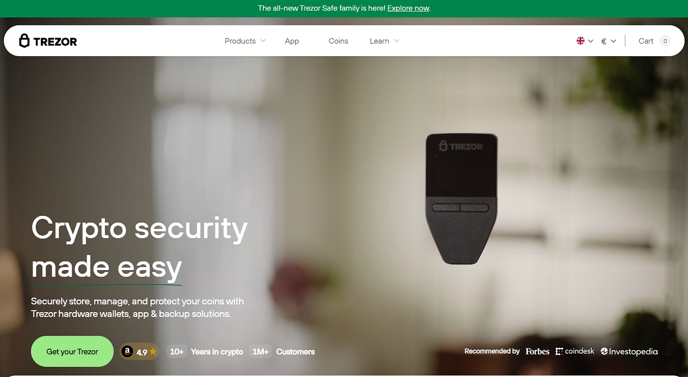 Trezor.io/Start | Download Trezor Suite App — Official Site®