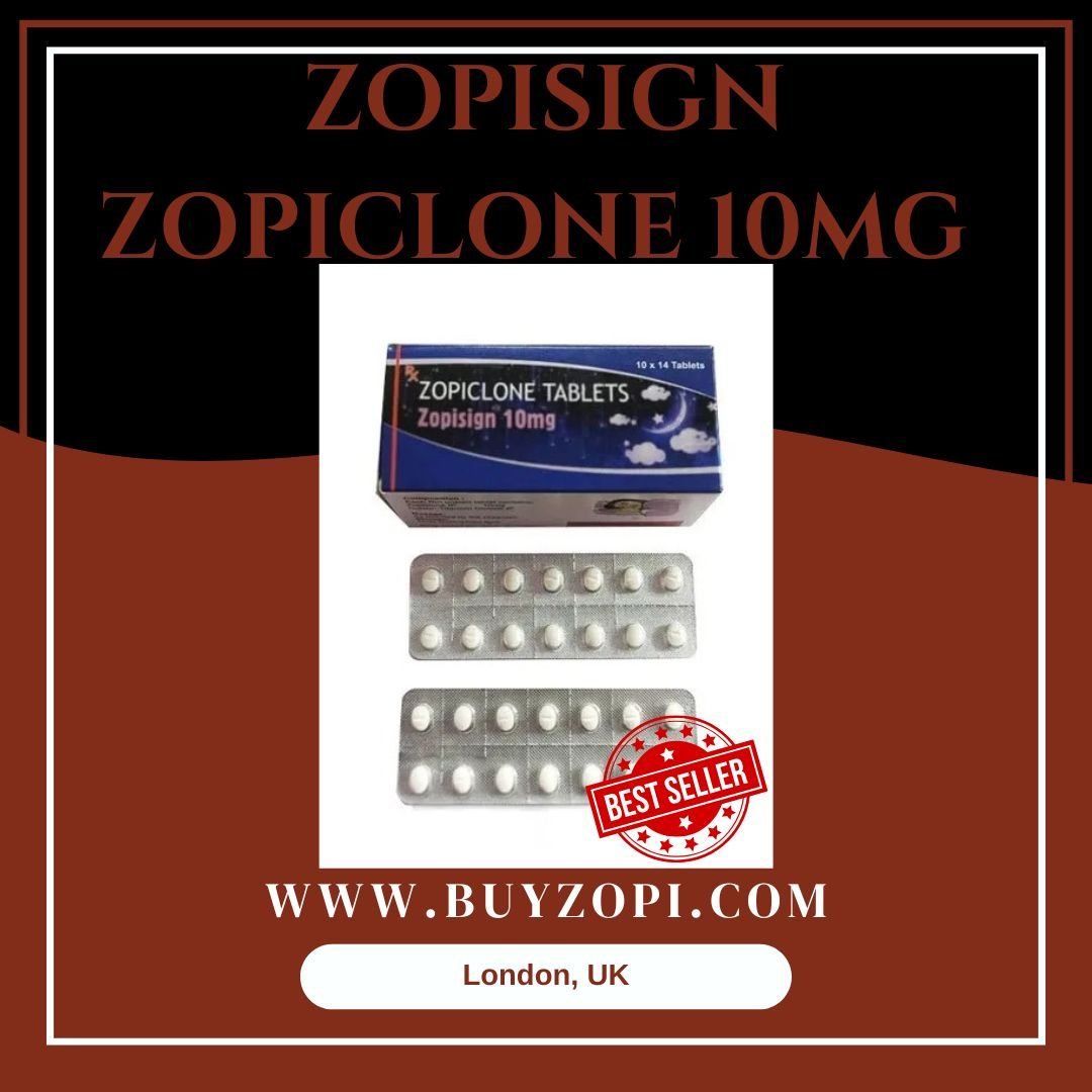 Buy Zopisign Zopiclone 10mg Tablets for Insomnia Treatment
