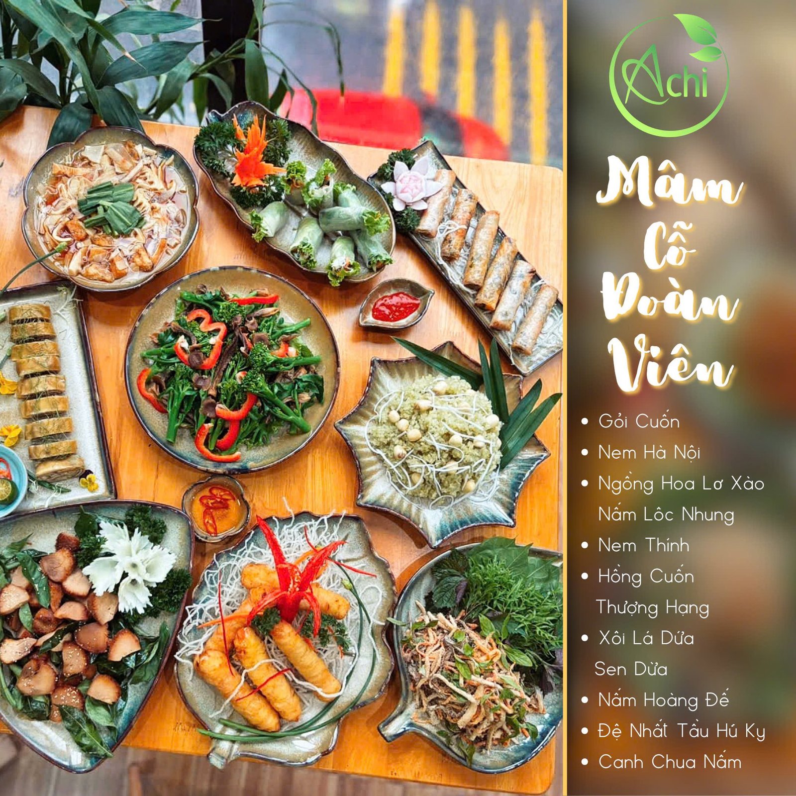 Achi Vegan House is a Vegetarian Vietnamese Restaurant in Hanoi