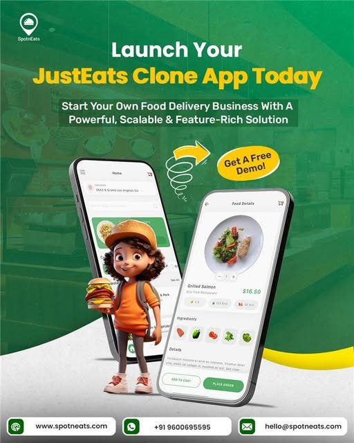 JustEat Clone App – Launch Your Food Delivery Business in 7 Days