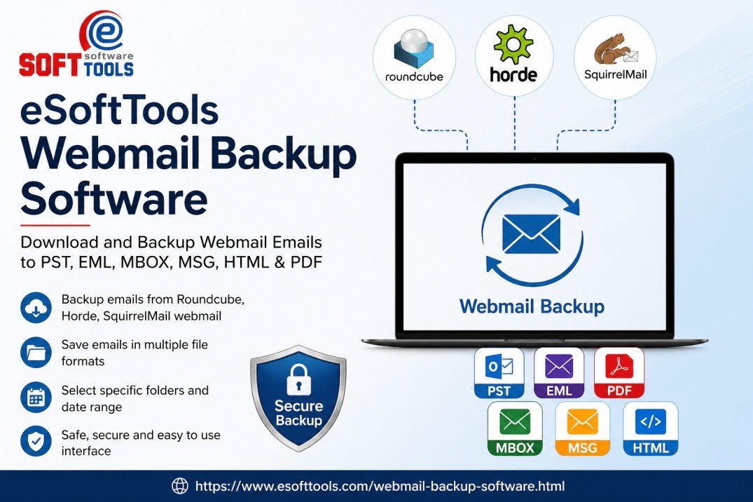 eSoftTools Webmail Backup Software – Secure Email Backup & Export Tool