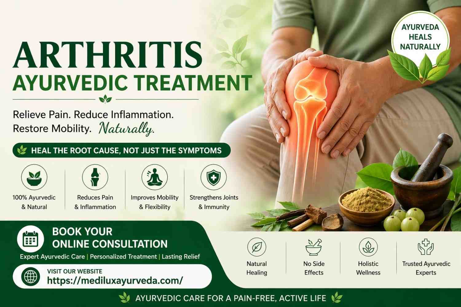 Arthritis Ayurvedic Treatment | Natural Joint Care – MediLux Ayurveda
