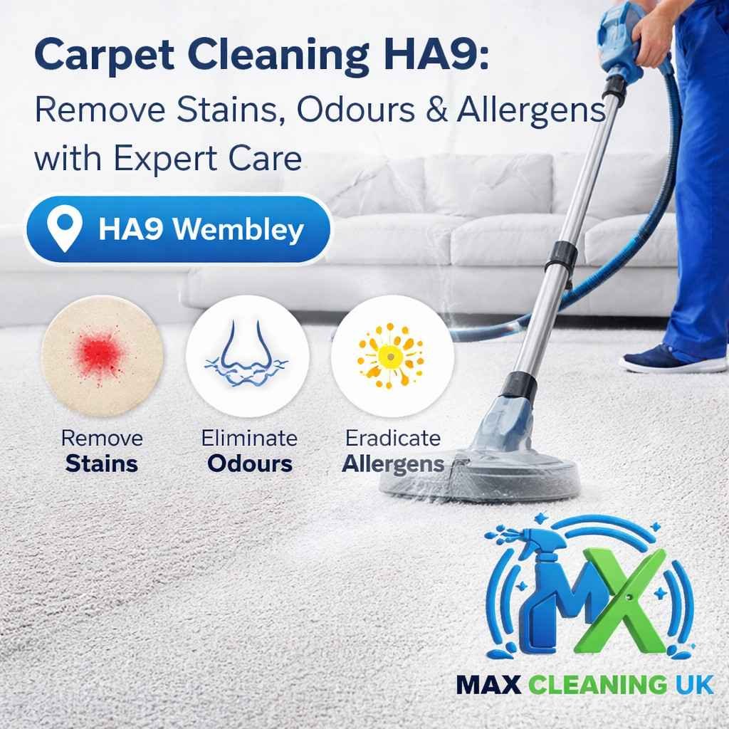 Carpet Cleaning HA9: Remove Stains, Odours & Allergens with Expert Care