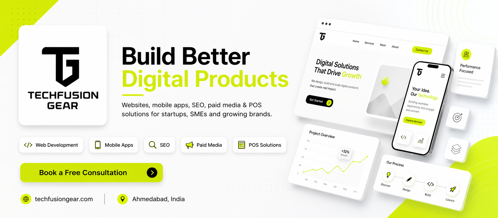 TechFusionGear – Digital Marketing & Web Development Company in Ahmedabad