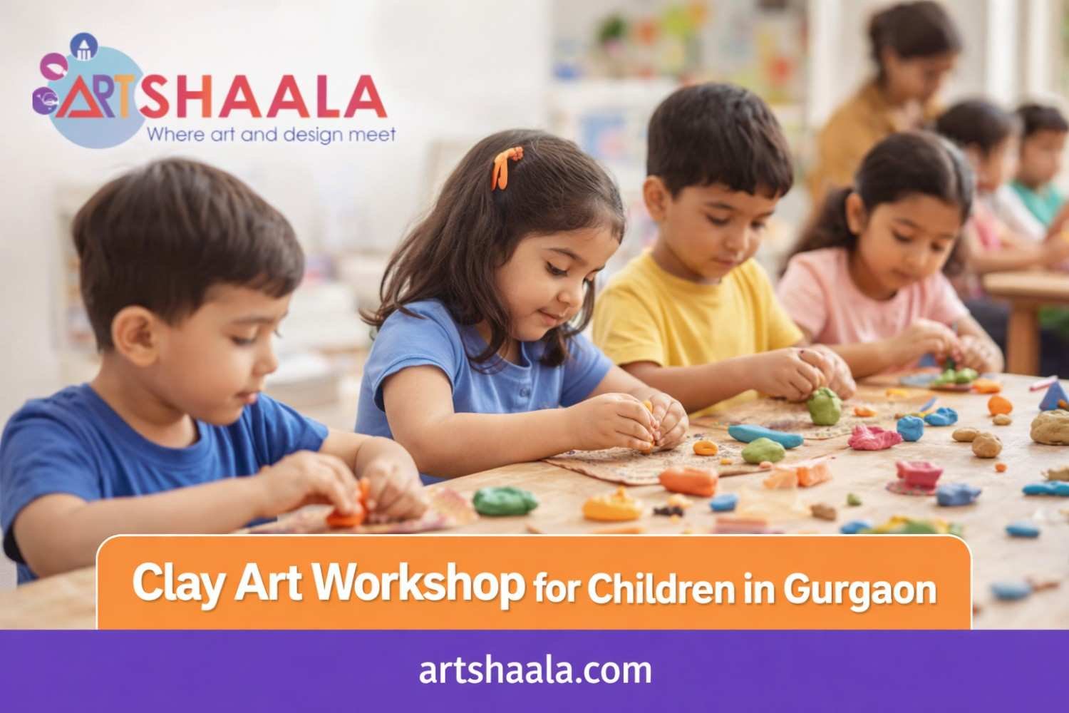 Kids Clay Art Workshop in Gurgaon | Join Artshaala Today