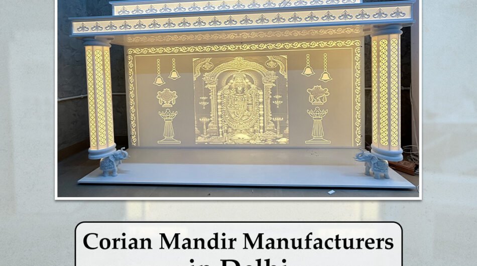 Corian-Mandir-Manufacturers-in-Delhi-for-Elegant-Designs