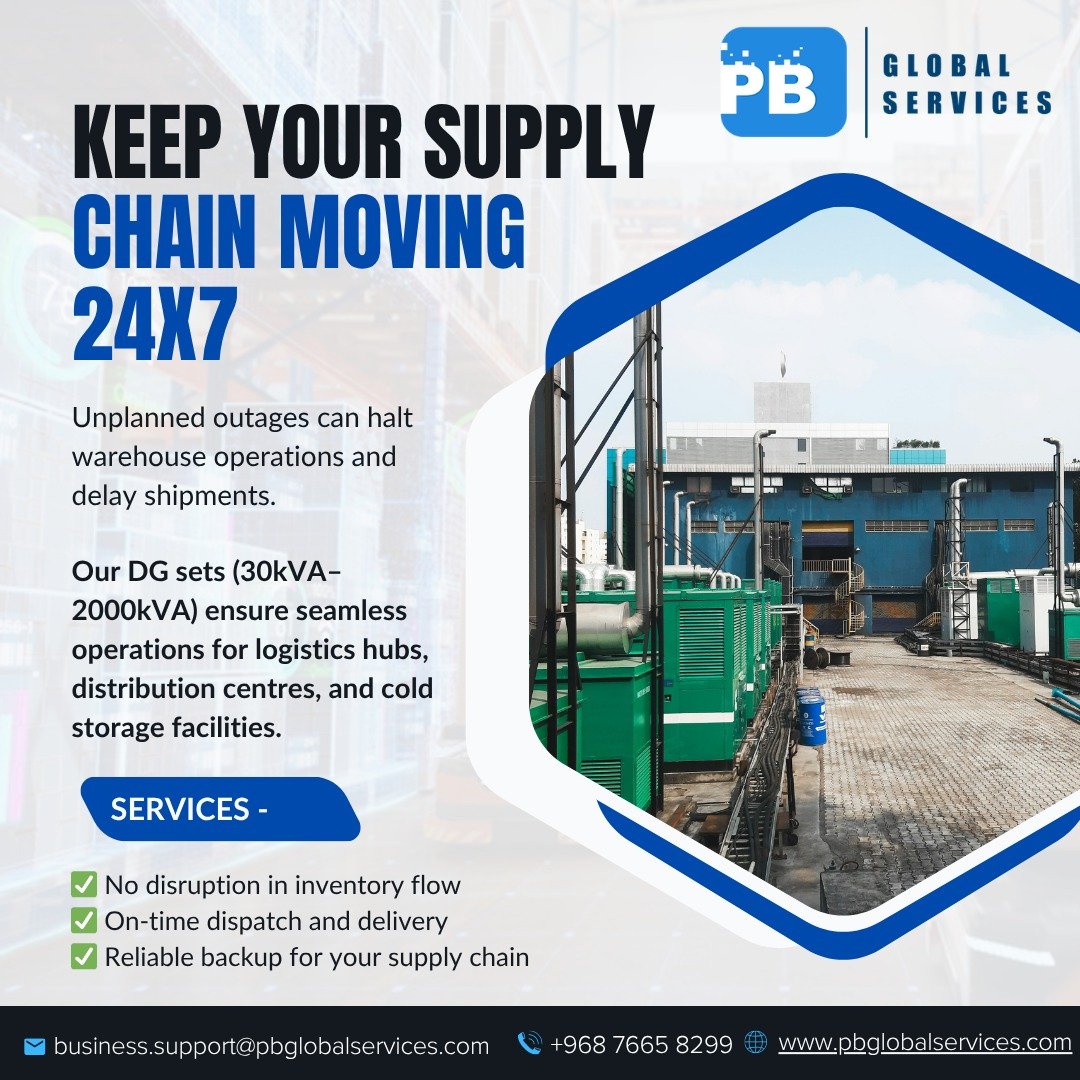 Diesel Generator Set Manufacturer Oman – PB Global Services