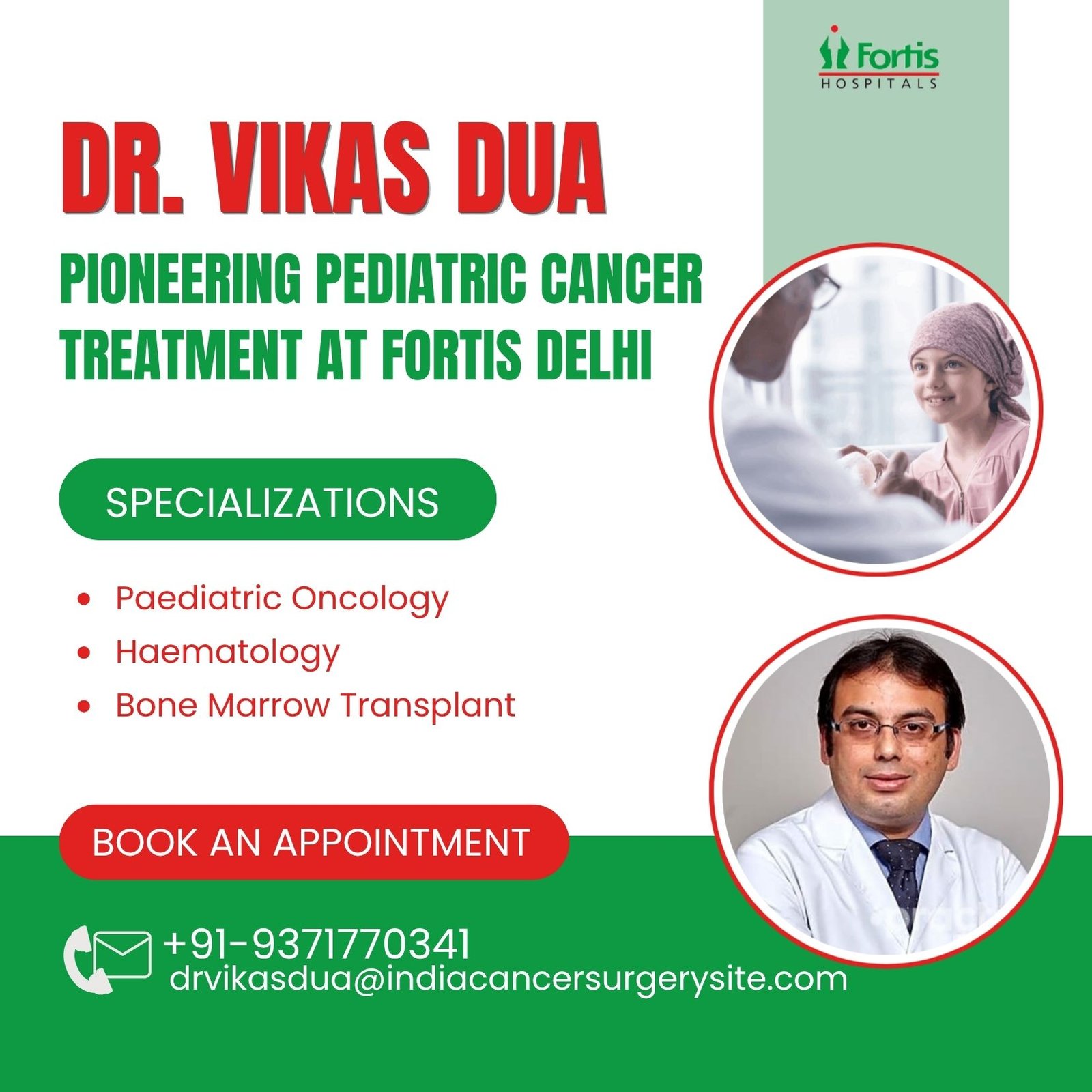Dr. Vikas Dua Best Hemato Oncologist in India