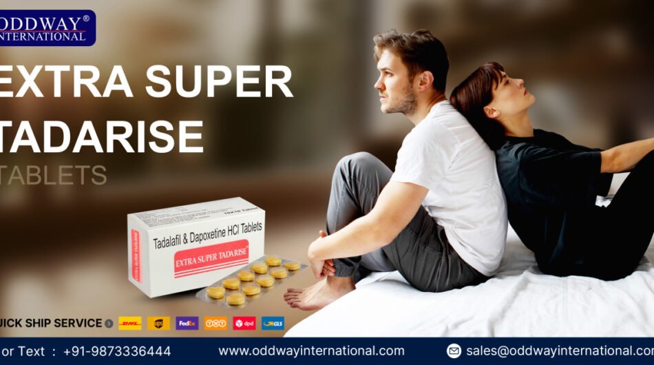 How does the dual-action formula of Extra Super Tadarise 100mg work?