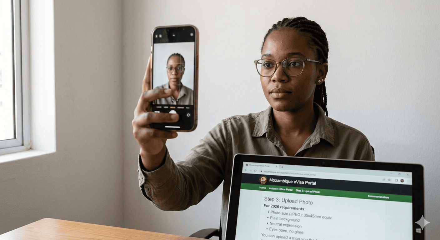 Mozambique eVisa Photo Requirements: Size, Format & Guidelines(2026)
