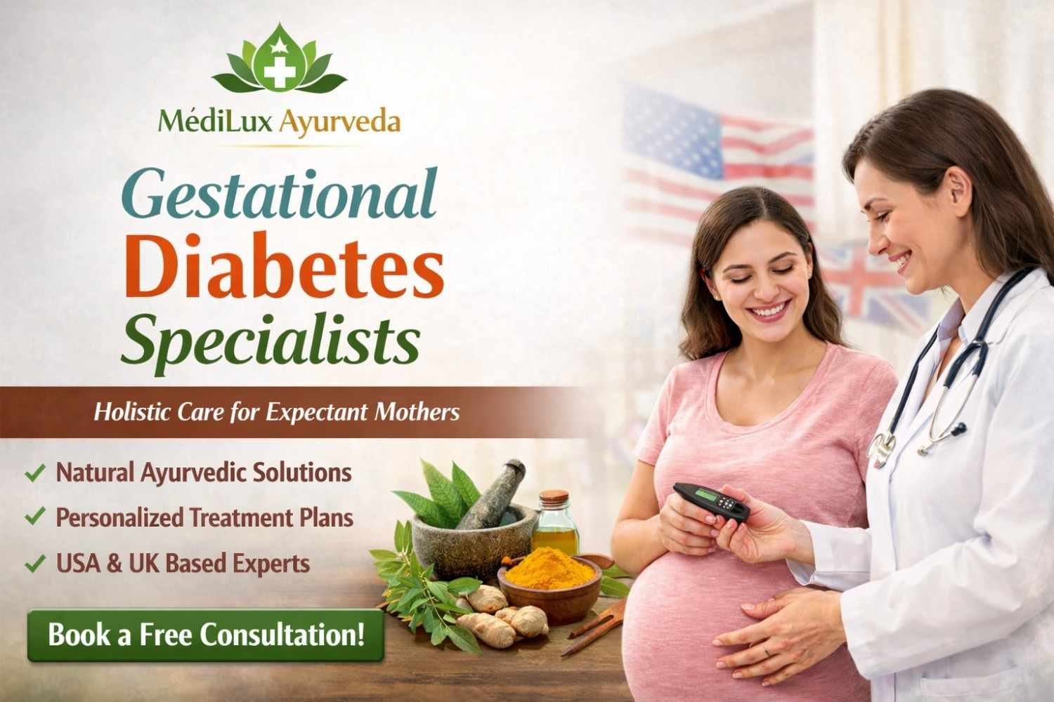 Gestational Diabetes Specialists | MediLux Ayurveda USA